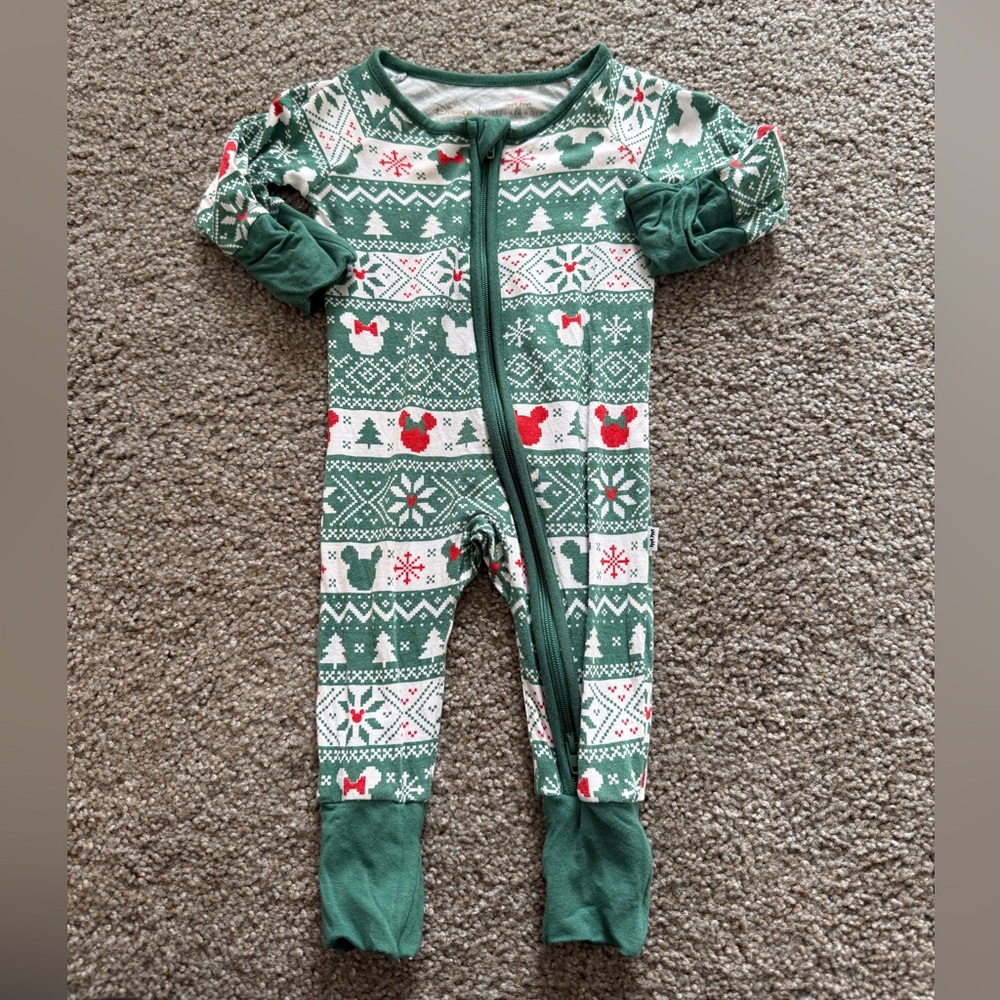 Little Sleepies Mickey Fair Isle Zippy
